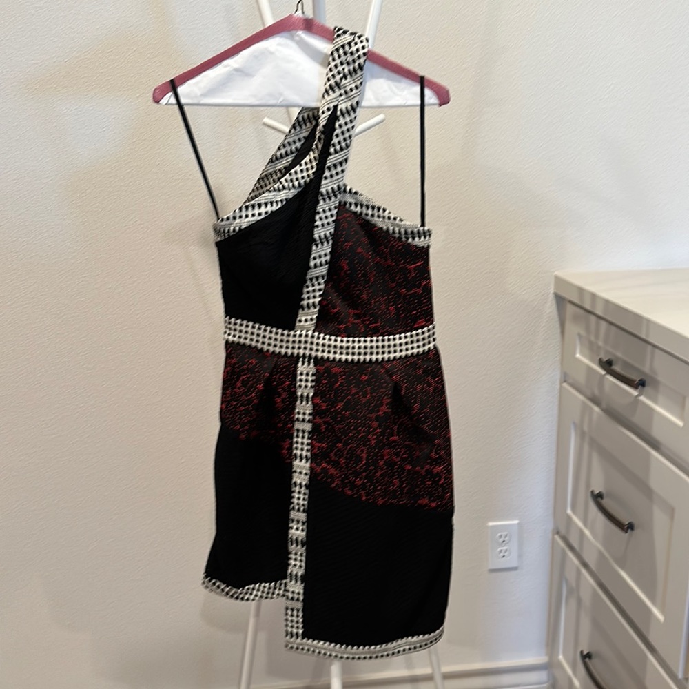 Top shop asymmetrical one shoulder dress